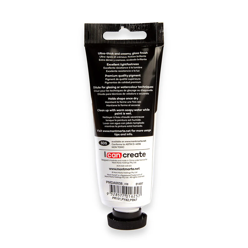 Dimension Acrylic Premium 75ml (2.5 US fl.oz) Tube - Van Dyke Brown - Image 4