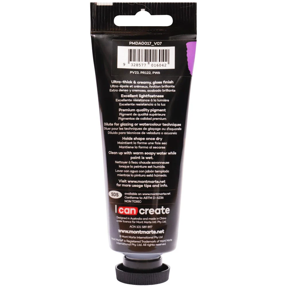 Dimension Acrylic Premium 75ml (2.5 US fl.oz) Tube - Violet - Image 3
