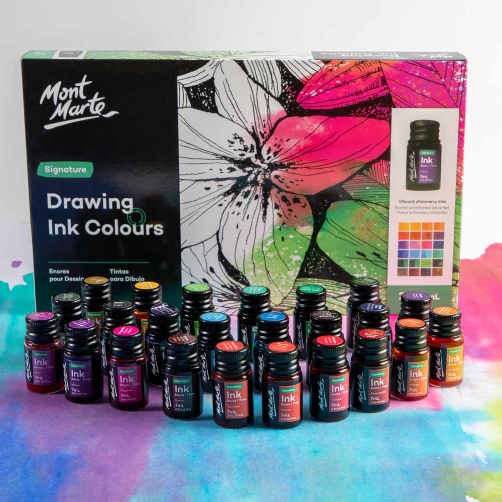 Drawing Ink Colours Signature 24pc x 7ml (0.24 US fl.oz) - Image 2