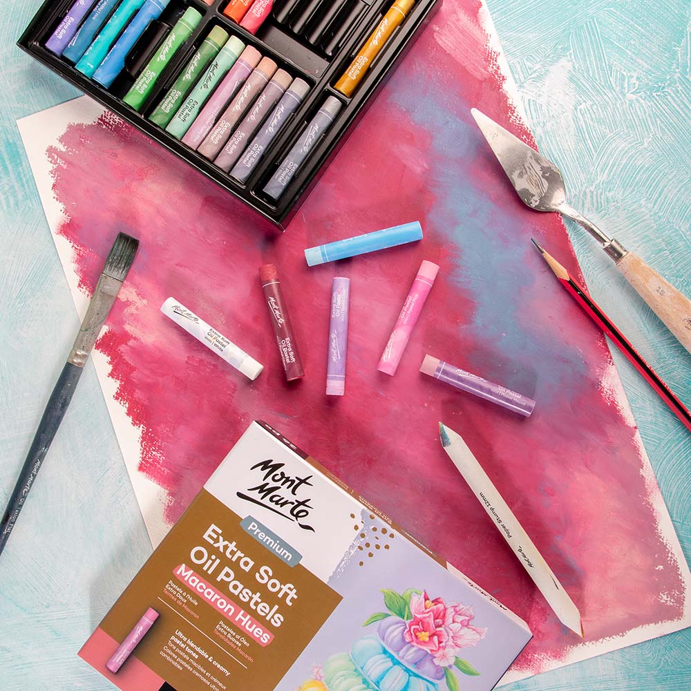 Extra Soft Oil Pastels Macaroon Hues Premium 26pc - Image 9