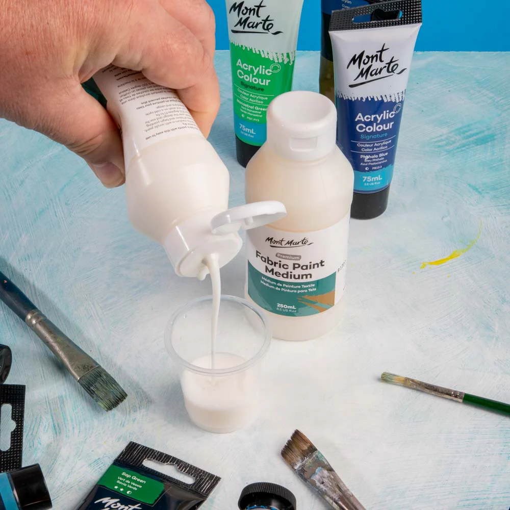 Fabric Paint Medium Premium 250ml (8.5 US fl.oz) - Image 5