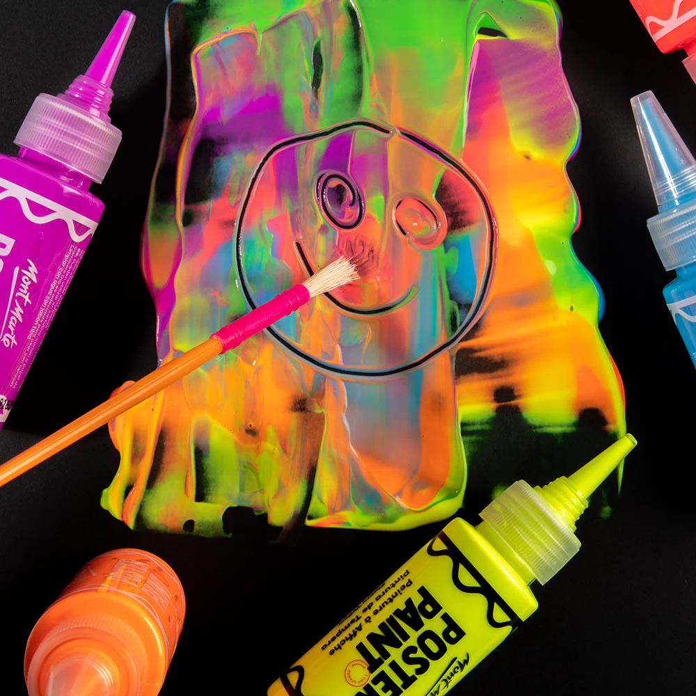 Fluoro Poster Paints 6pc x 60ml (2 US fl.oz) - Image 7
