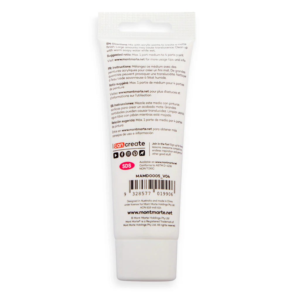 Gel Medium Matte Premium 75ml (2.5 US fl. oz) - Image 4
