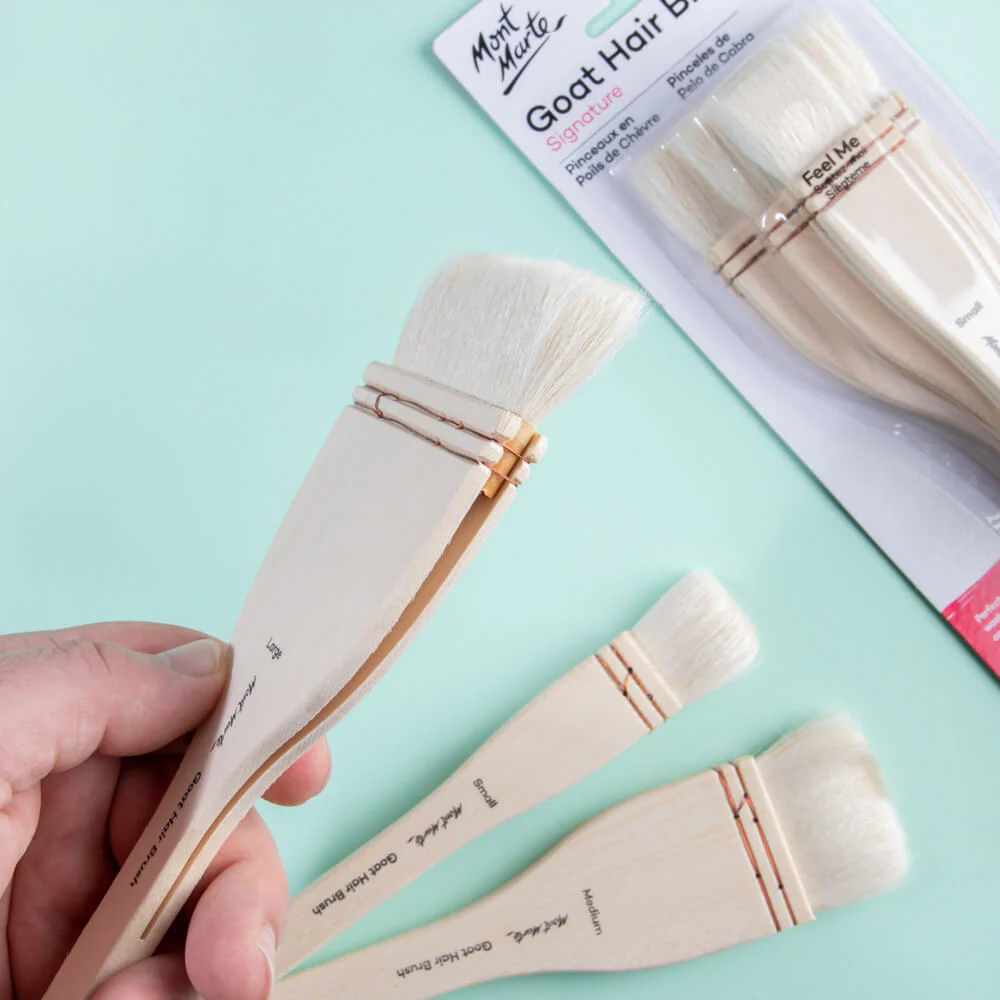 Goat Hair Brushes Signature 3pc - Image 5