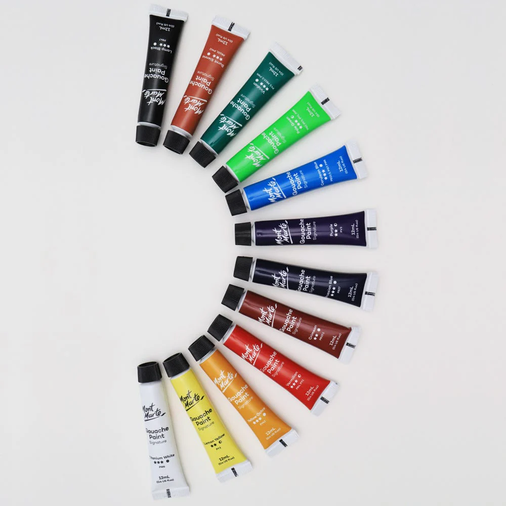 Gouache Paints Set Signature 12pc x 12ml (0.4 US fl.oz) - Image 3