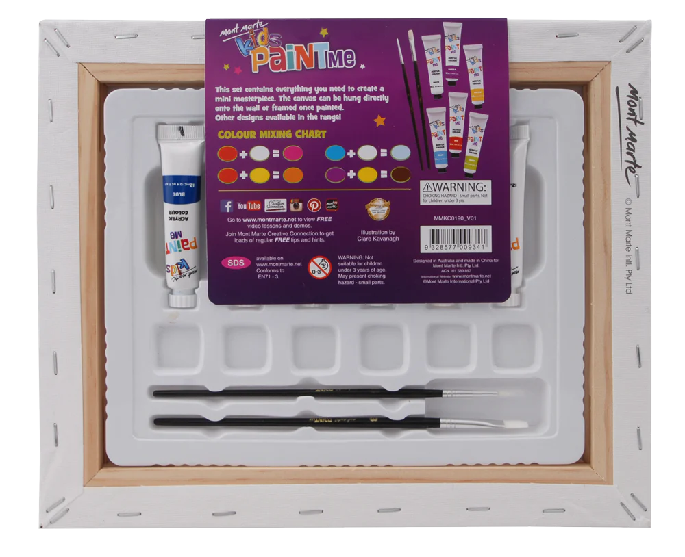Kids Paint Me Canvas Set 10pc - Image 7