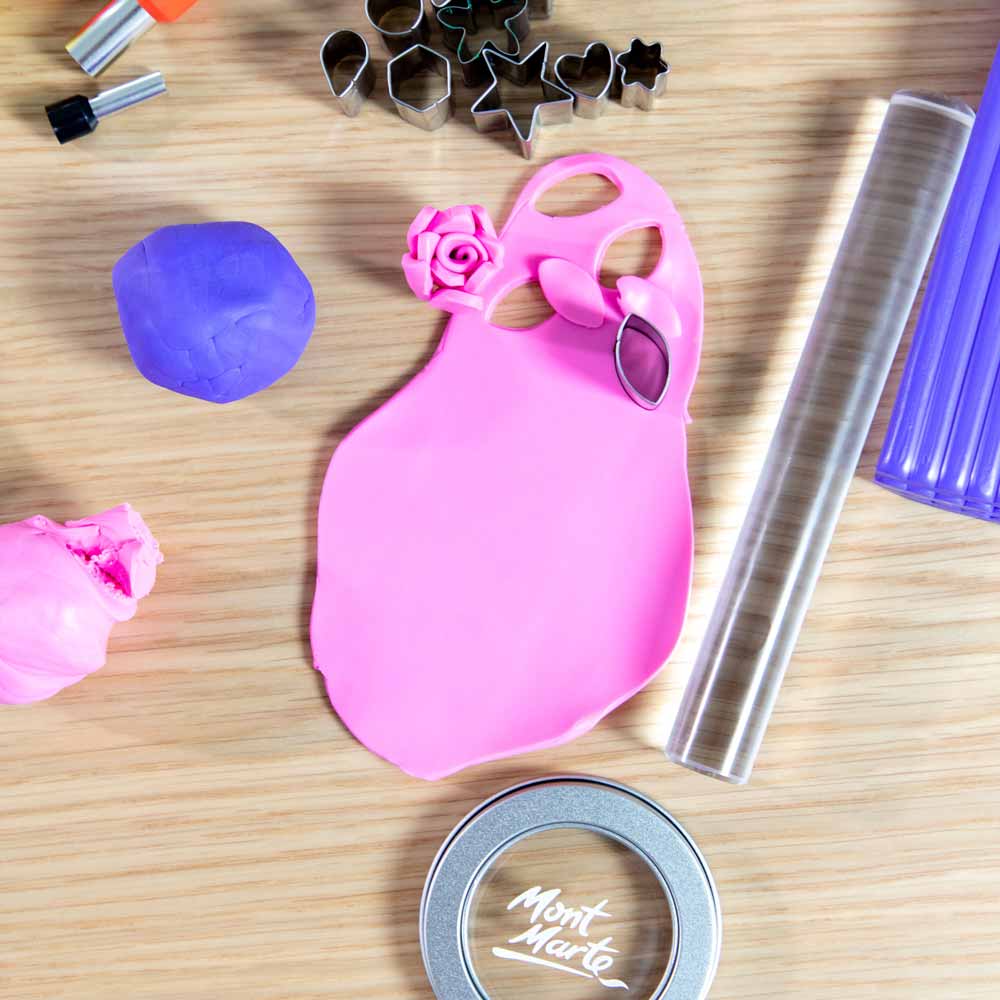 Make n Bake Polymer Clay Signature 400g (14.1oz) - Baby Pink - Image 5
