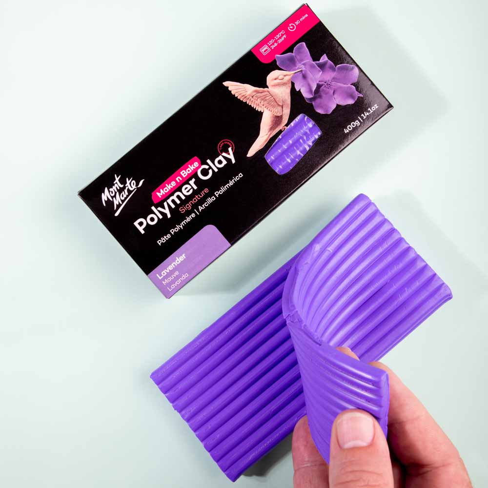 Make n Bake Polymer Clay Signature 400g (14.1oz) - Lavender - Image 2