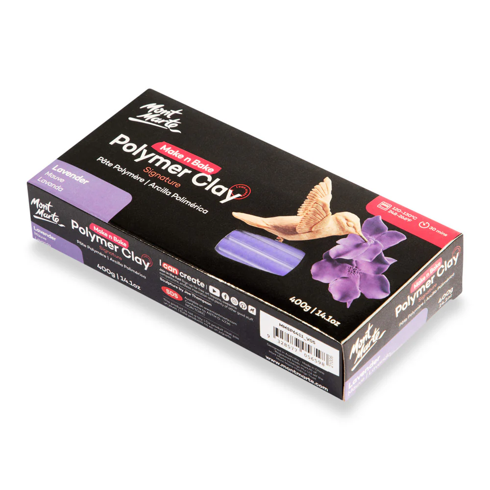 Make n Bake Polymer Clay Signature 400g (14.1oz) - Lavender - Image 3