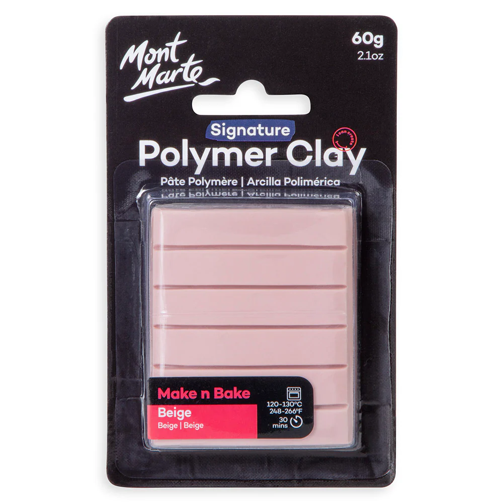 Make n Bake Polymer Clay Signature 60g (2.1oz) - Beige