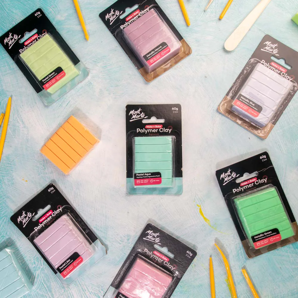 Make n Bake Polymer Clay Signature 60g (2.1oz) - Pastel Aqua - Image 7