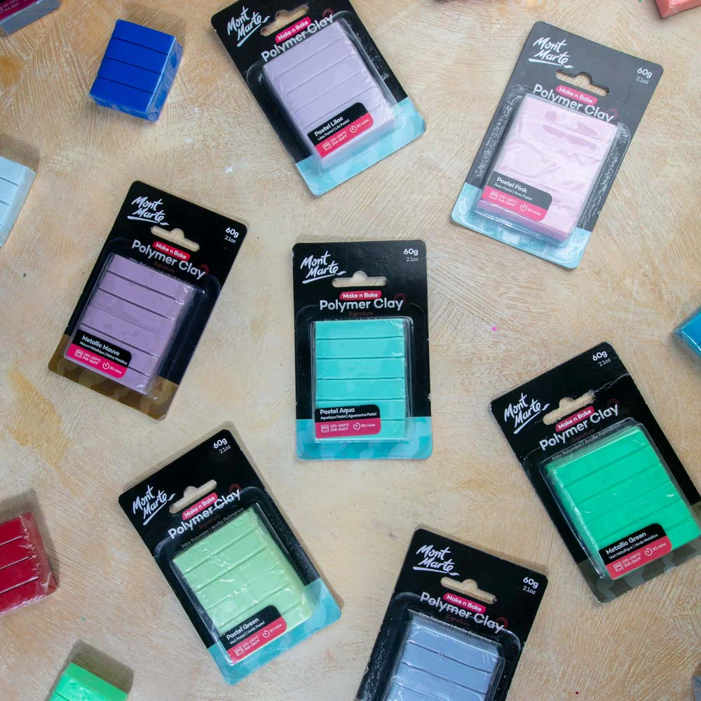 Make n Bake Polymer Clay Signature 60g (2.1oz) - Pastel Aqua - Image 8