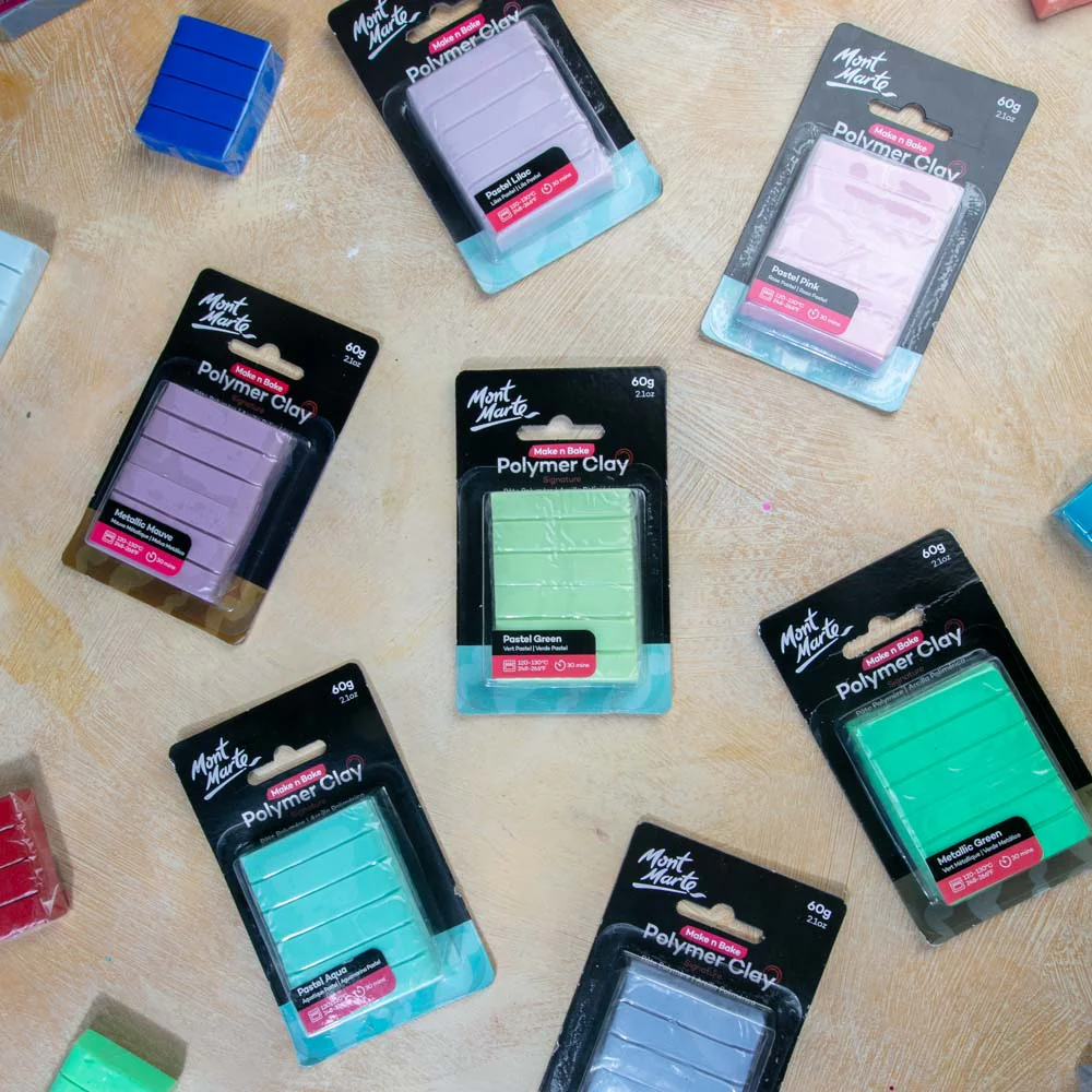 Make n Bake Polymer Clay Signature 60g (2.1oz) - Pastel Green - Image 8