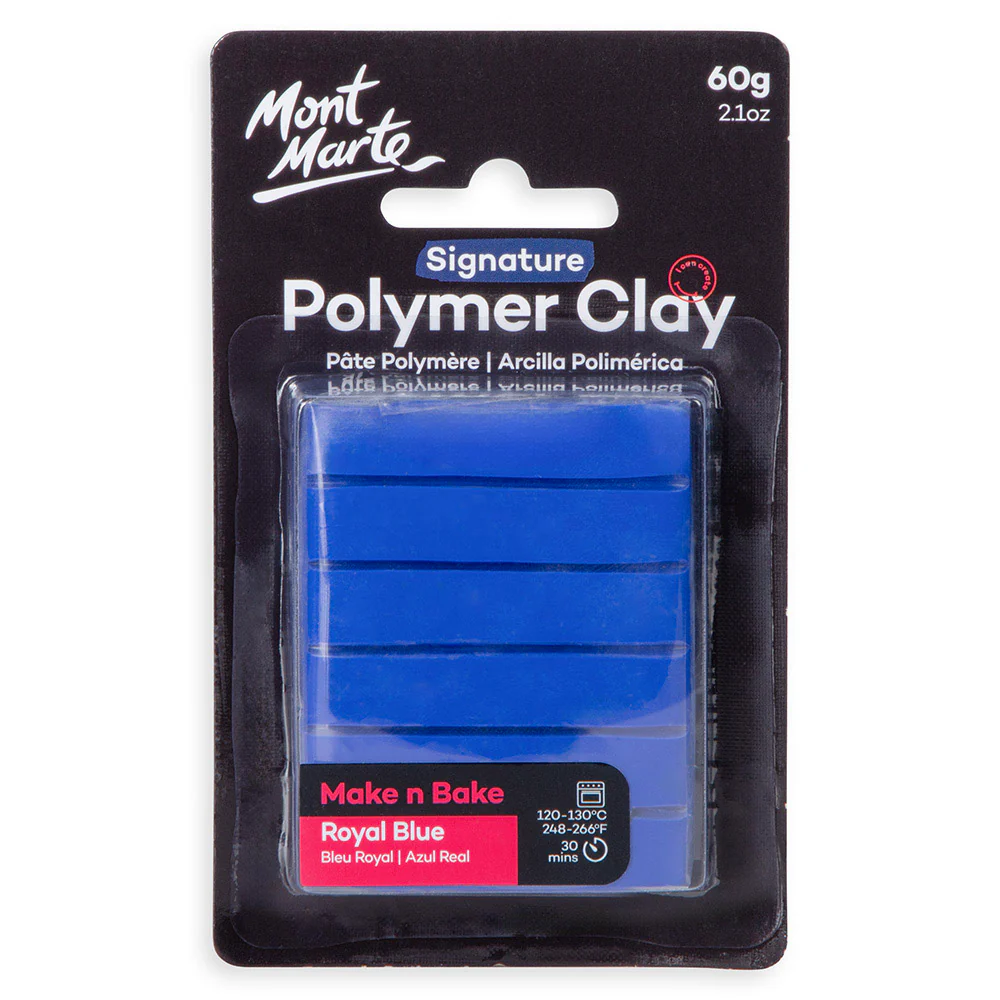 Make n Bake Polymer Clay Signature 60g (2.1oz) - Royal Blue