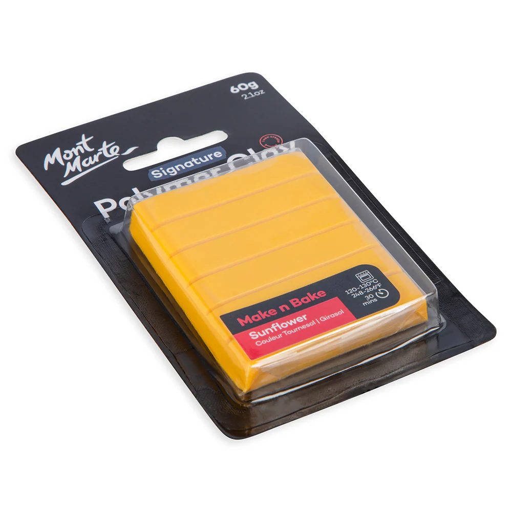Make n Bake Polymer Clay Signature 60g (2.1oz) - Sunflower - Image 3
