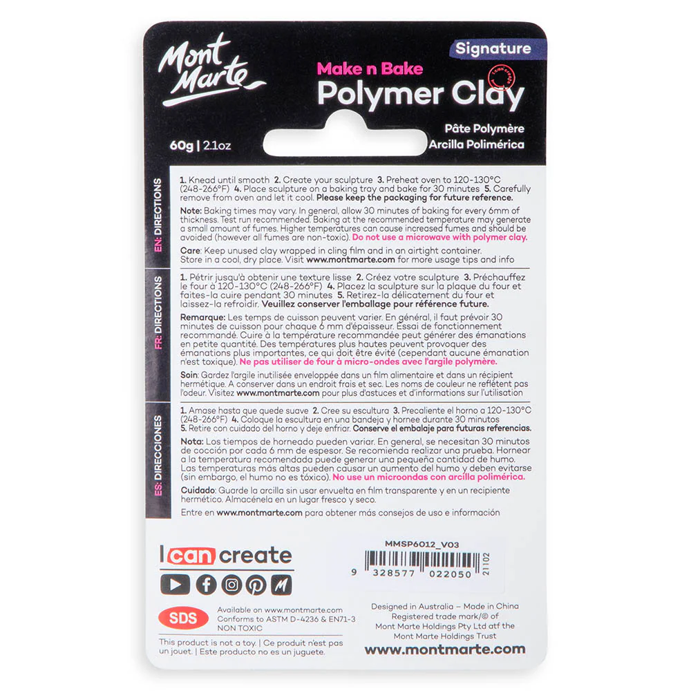 Make n Bake Polymer Clay Signature 60g (2.1oz) - Sunflower - Image 4