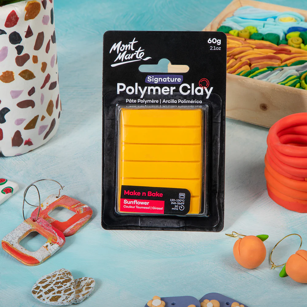 Make n Bake Polymer Clay Signature 60g (2.1oz) - Sunflower - Image 7