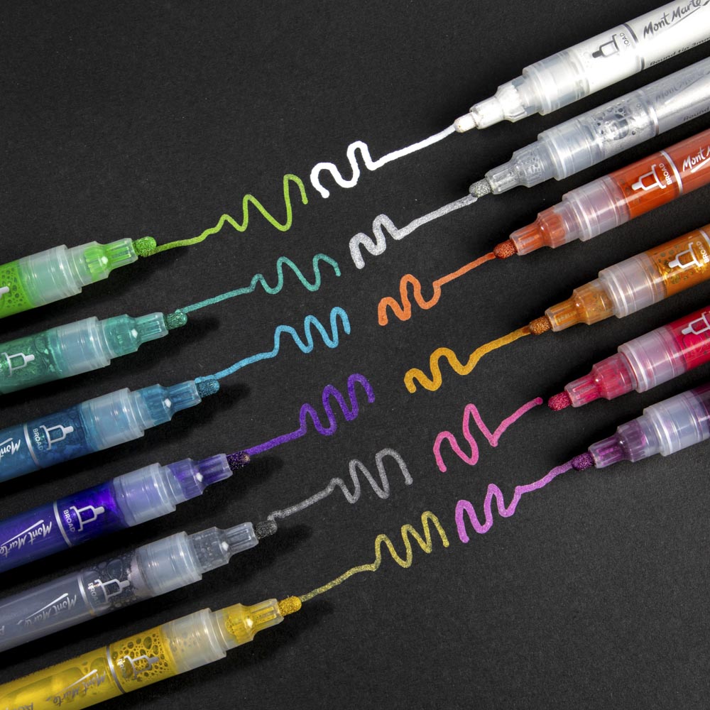 Metallic Acrylic Paint Pens Broad Tip Signature 12pc - Image 6