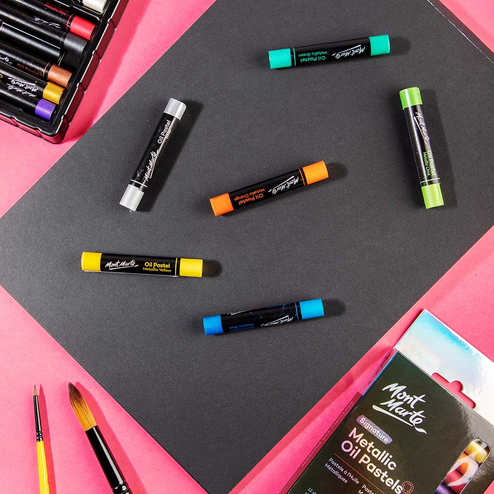 Metallic Oil Pastels Signature 12pc - Image 10