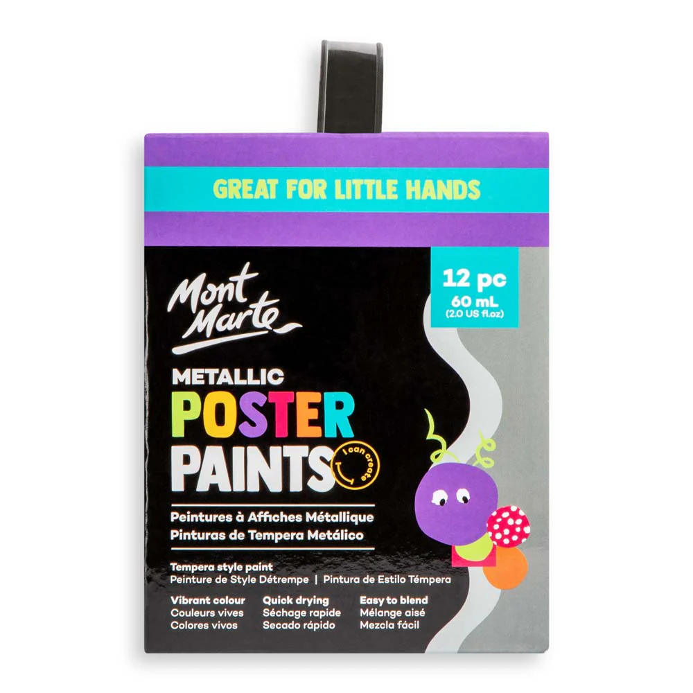Metallic Poster Paints 12pc x 60ml - Image 3