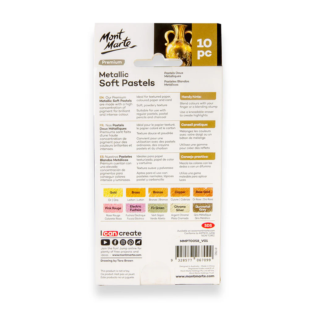 Metallic Soft Pastels Premium 10pc - Image 4