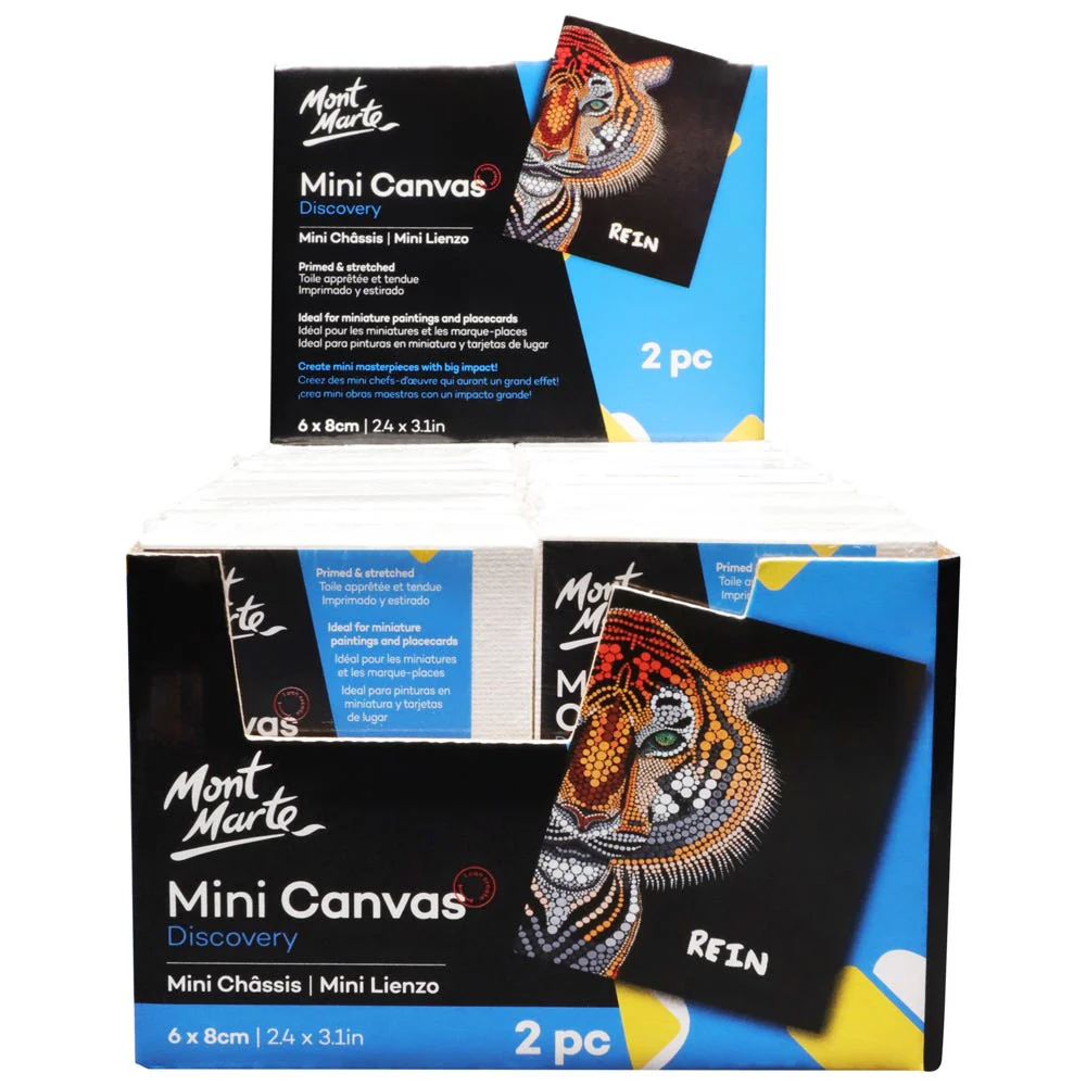 Mini Canvas Discovery 6x8cm (2.4 x 3.1in) 2pc - Image 6