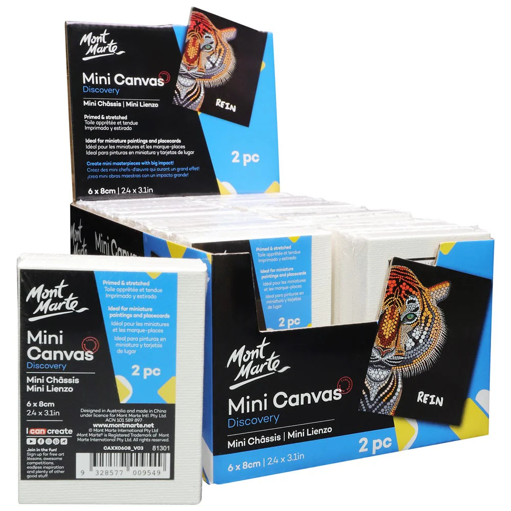 Mini Canvas Discovery 6x8cm (2.4 x 3.1in) 2pc - Image 8