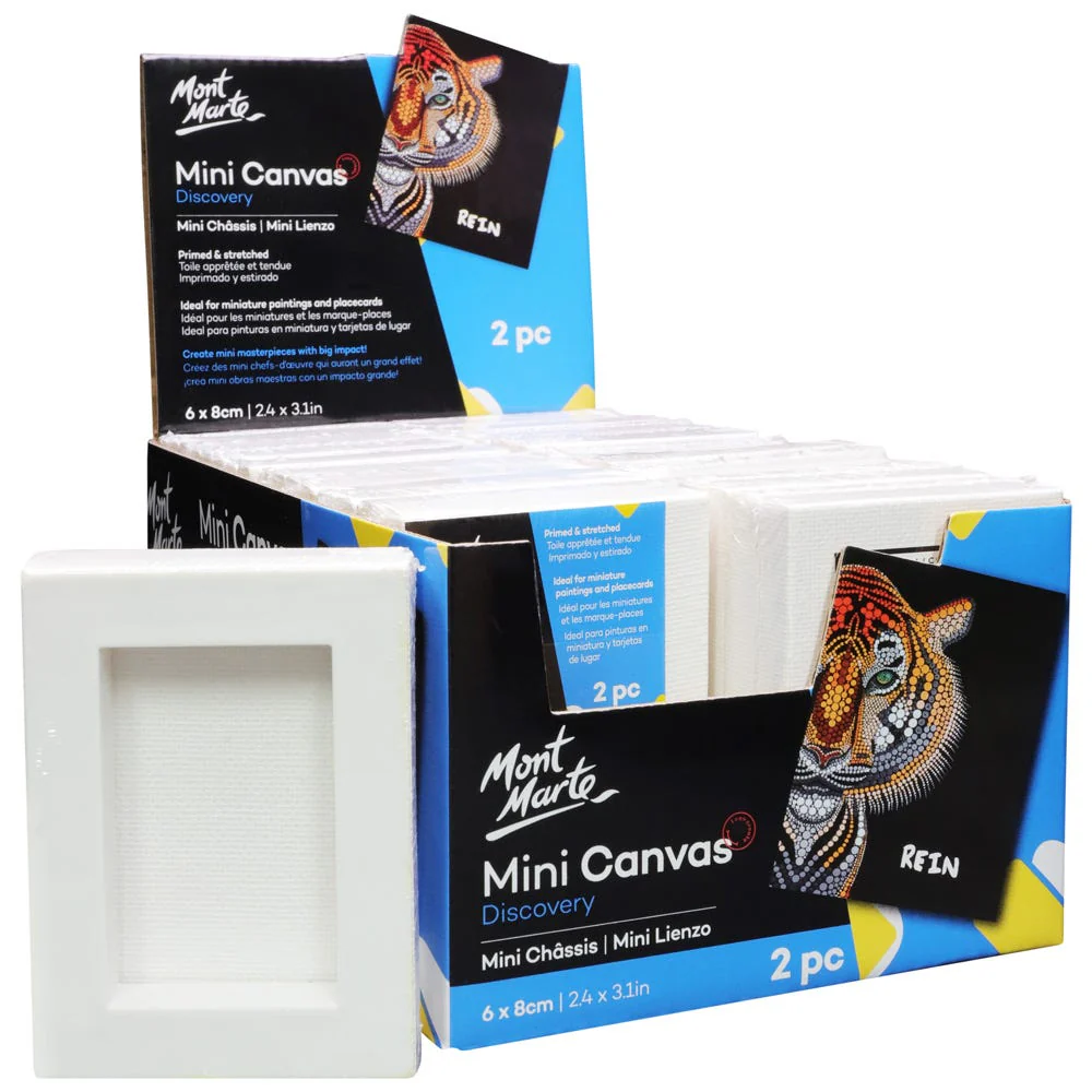 Mini Canvas Discovery 6x8cm (2.4 x 3.1in) 2pc - Image 9