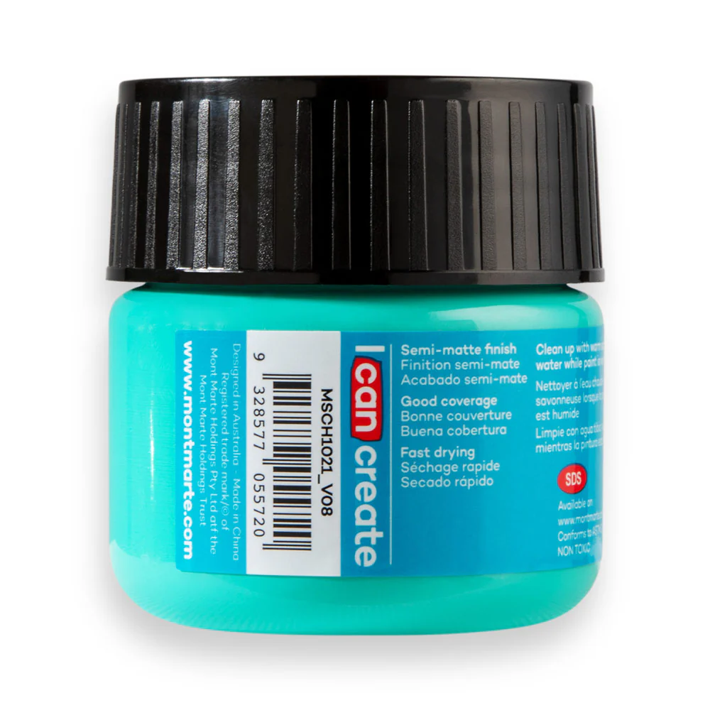 Acrylic Colour Paint Signature 100ml (3.4 US fl.oz) - Aqua Green - Image 4