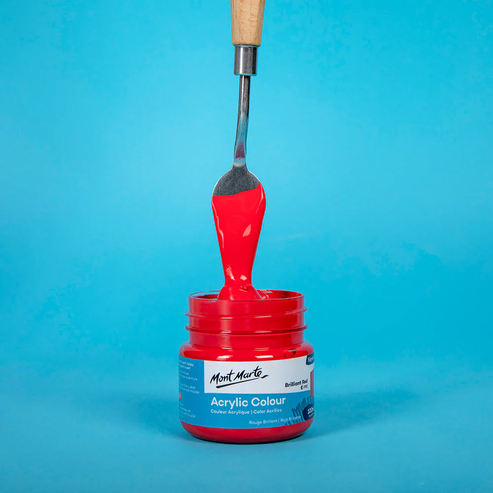 Acrylic Colour Paint Signature 100ml (3.4 US fl.oz) - Brilliant Red - Image 2