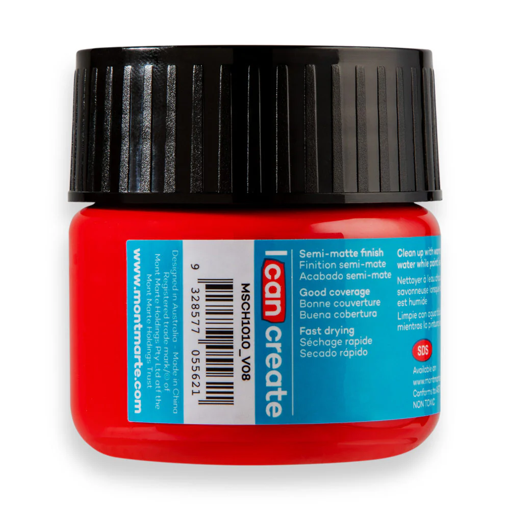 Acrylic Colour Paint Signature 100ml (3.4 US fl.oz) - Brilliant Red - Image 4