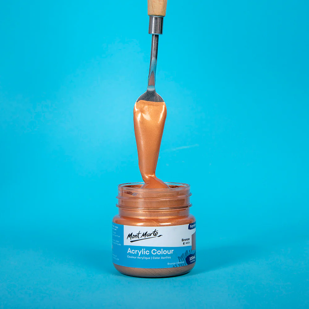 Acrylic Colour Paint Signature 100ml (3.4 US fl.oz) - Bronze - Image 2