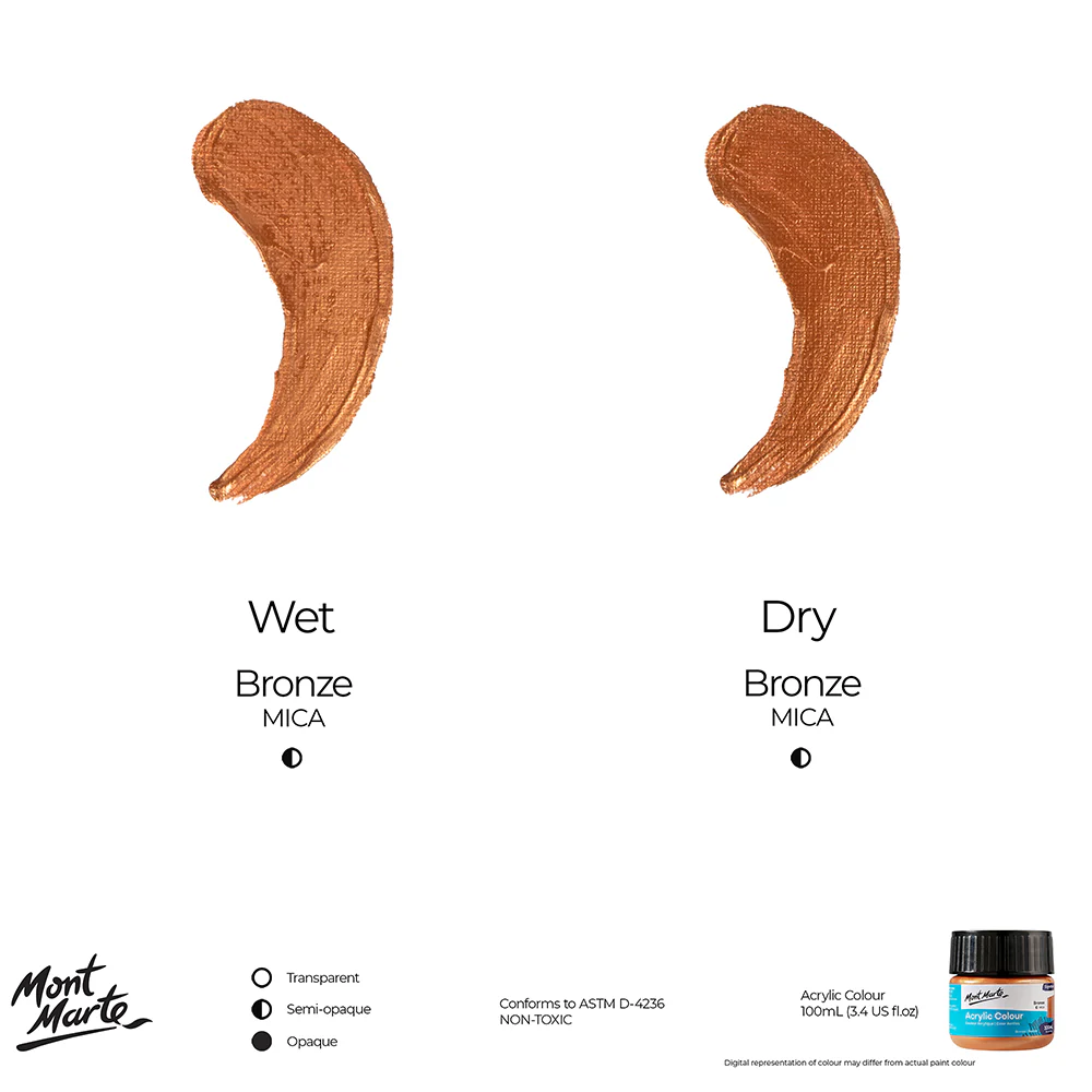 Acrylic Colour Paint Signature 100ml (3.4 US fl.oz) - Bronze - Image 8