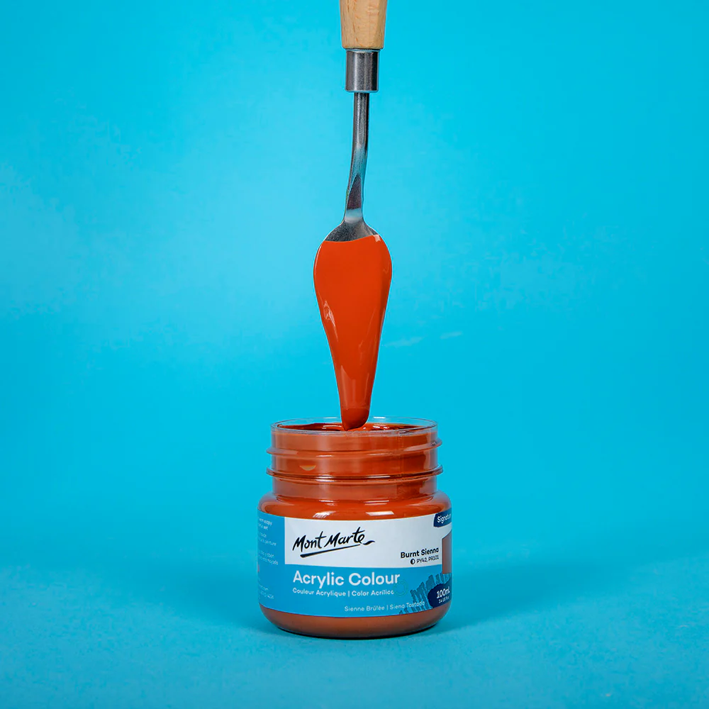 Acrylic Colour Paint Signature 100ml (3.4 US fl.oz) - Burnt Sienna - Image 2
