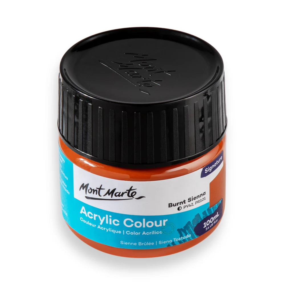 Acrylic Colour Paint Signature 100ml (3.4 US fl.oz) - Burnt Sienna - Image 3