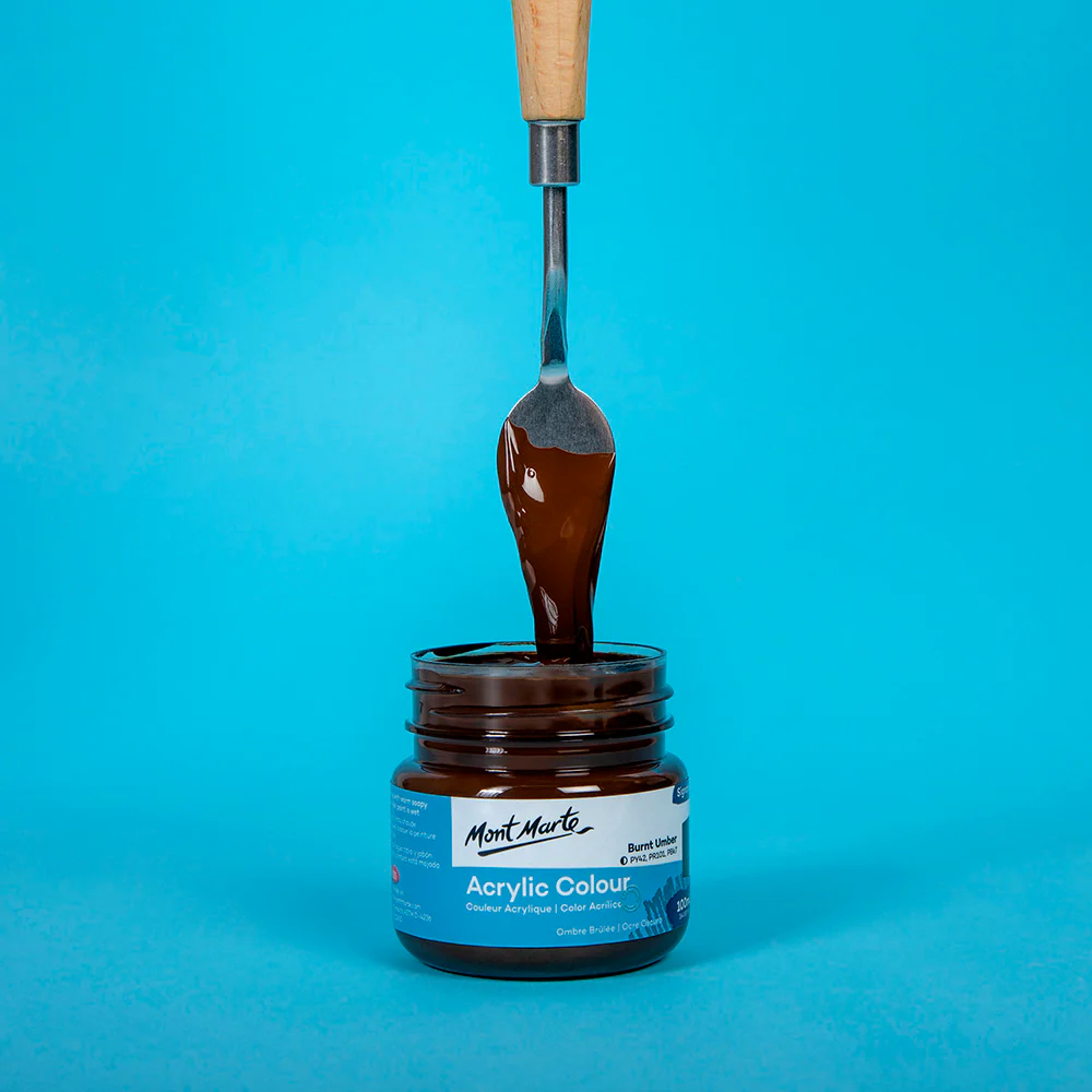 Acrylic Colour Paint Signature 100ml (3.4 US fl.oz) - Burnt Umber - Image 2