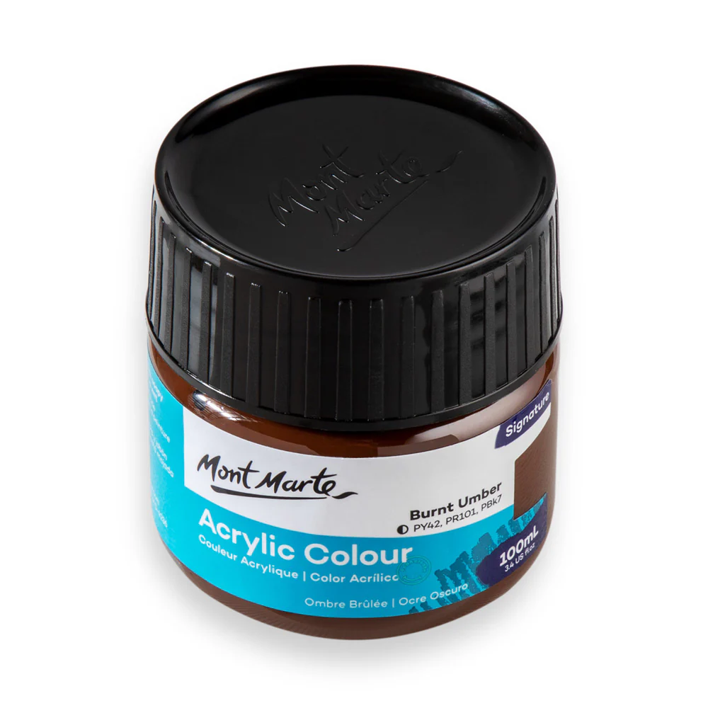Acrylic Colour Paint Signature 100ml (3.4 US fl.oz) - Burnt Umber - Image 3