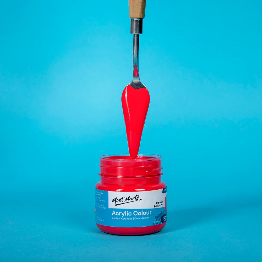 Acrylic Colour Paint Signature 100ml (3.4 US fl.oz) - Carmine - Image 2