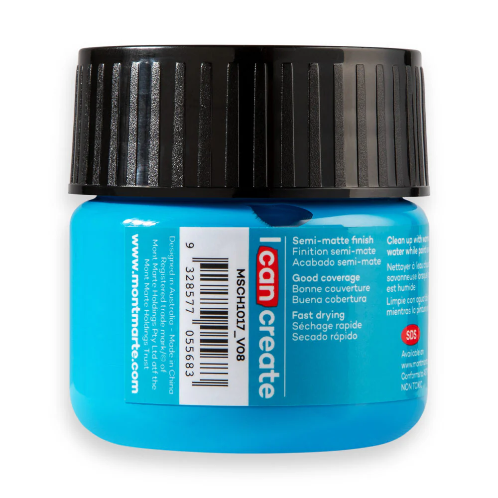 Acrylic Colour Paint Signature 100ml (3.4 US fl.oz) - Cerulean Blue - Image 4