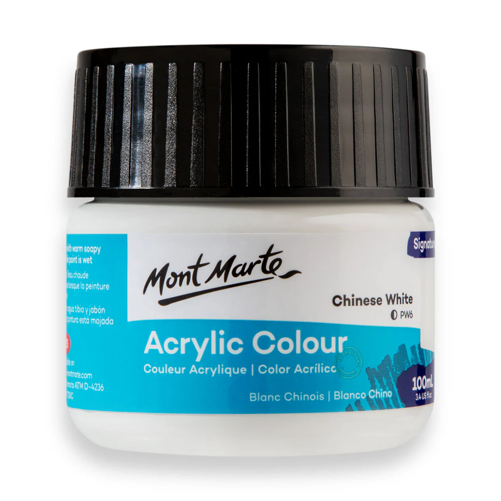 Acrylic Colour Paint Signature 100ml (3.4 US fl.oz) - Chinese White