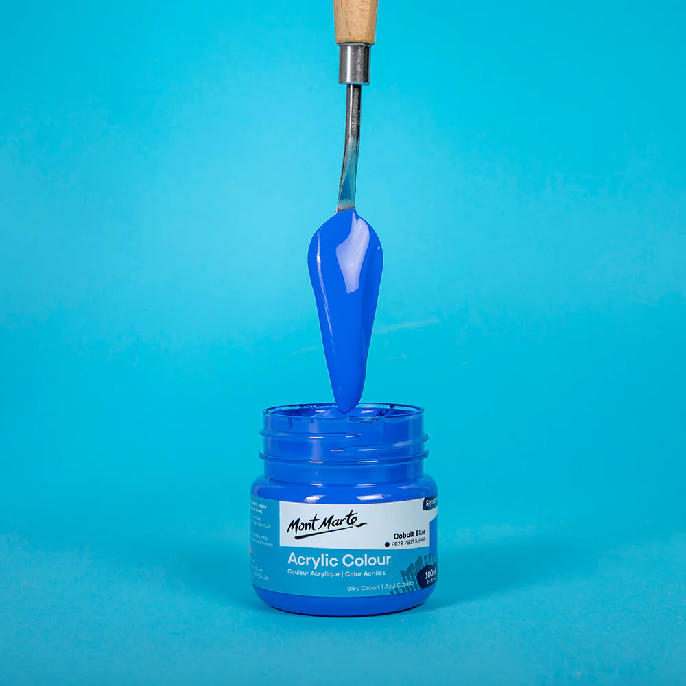 Acrylic Colour Paint Signature 100ml (3.4 US fl.oz) - Cobalt Blue - Image 2