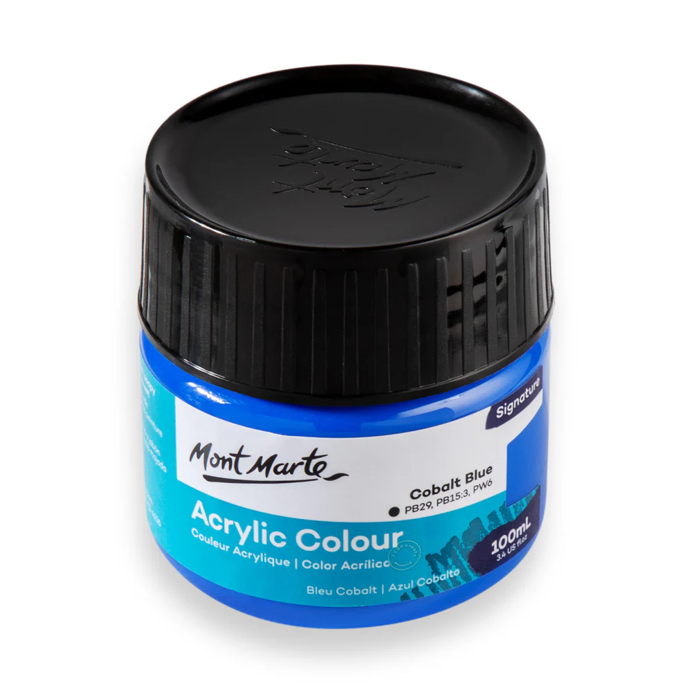 Acrylic Colour Paint Signature 100ml (3.4 US fl.oz) - Cobalt Blue - Image 3