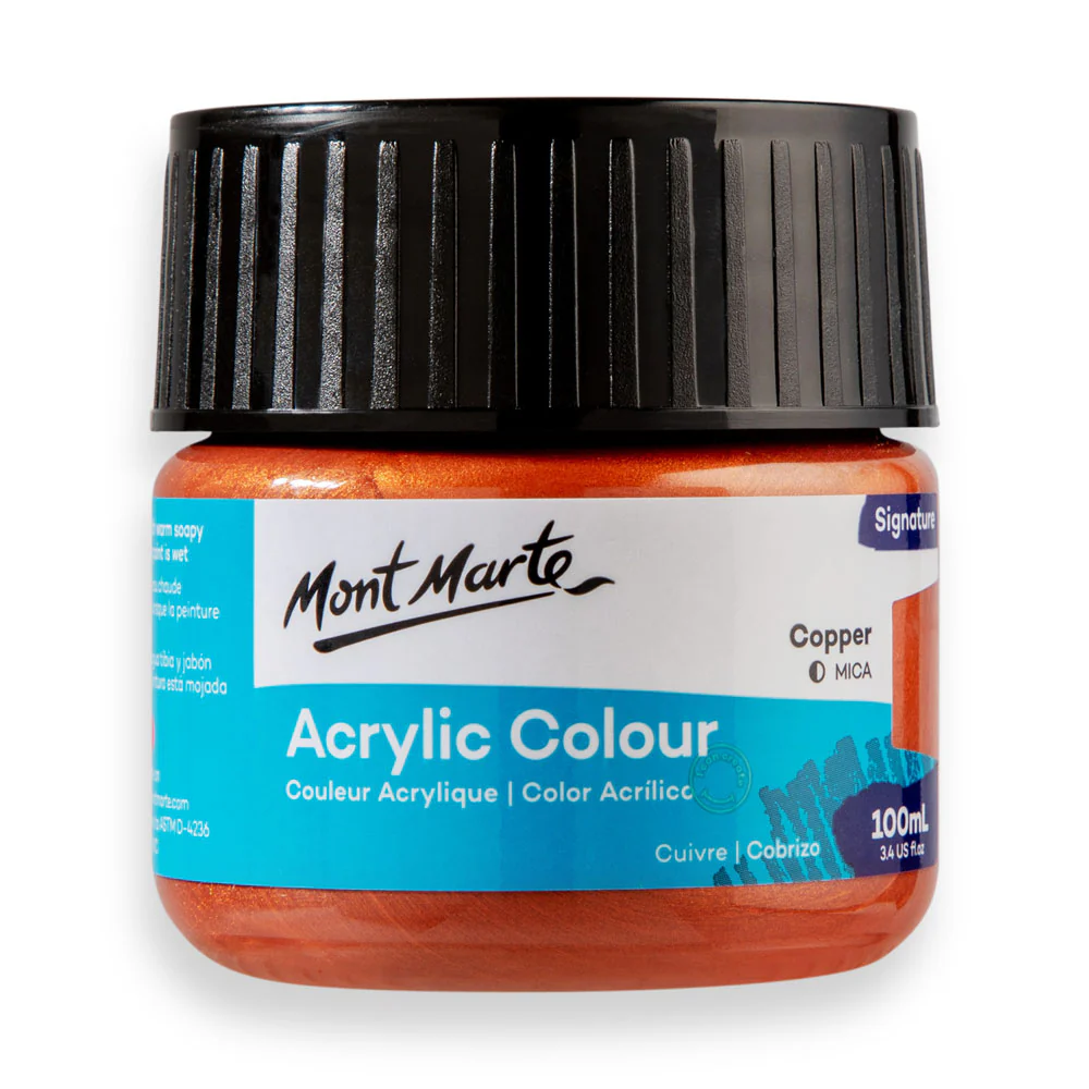 Acrylic Colour Paint Signature 100ml (3.4 US fl.oz) - Copper