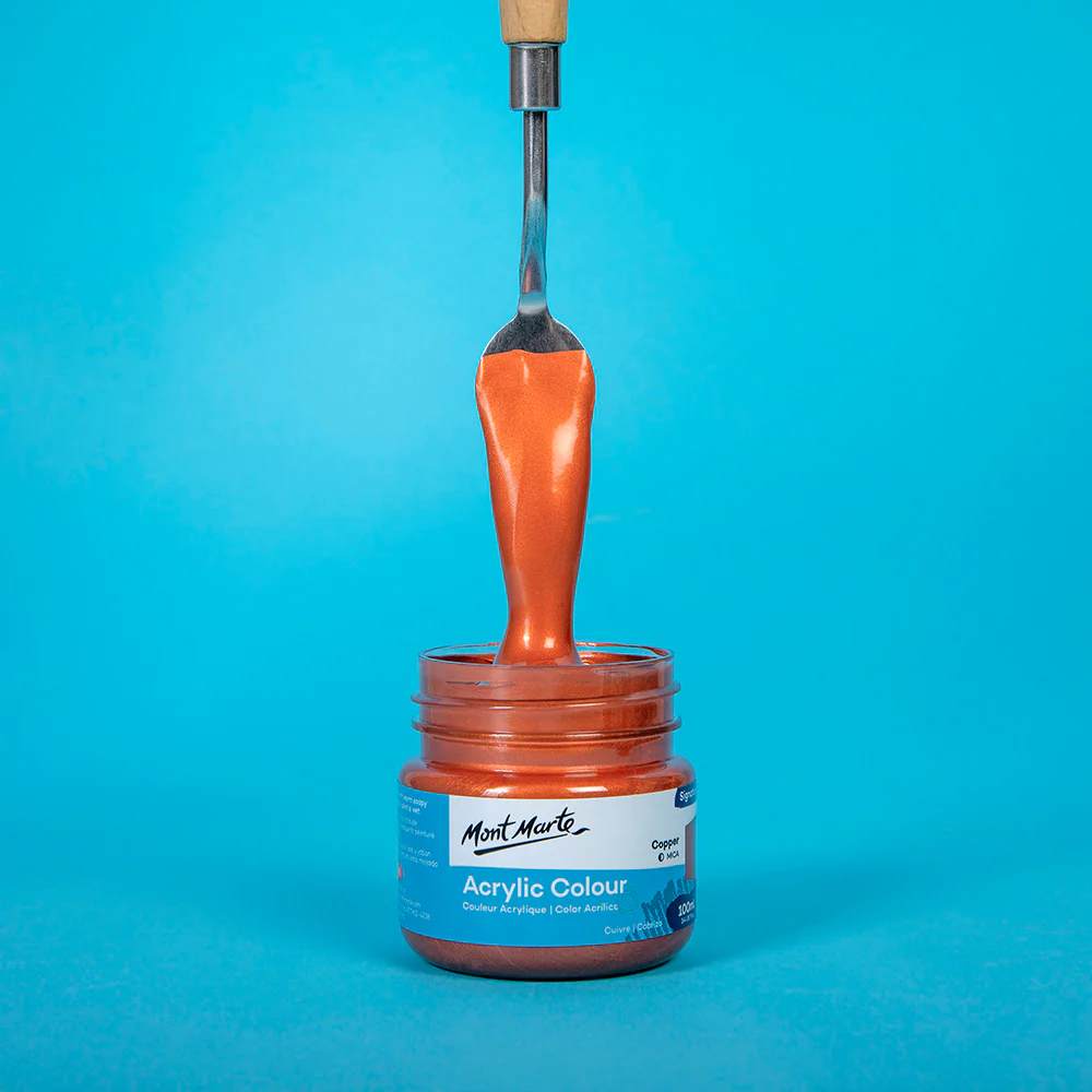 Acrylic Colour Paint Signature 100ml (3.4 US fl.oz) - Copper - Image 2