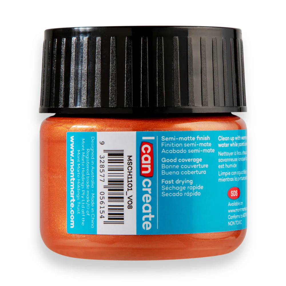 Acrylic Colour Paint Signature 100ml (3.4 US fl.oz) - Copper - Image 4