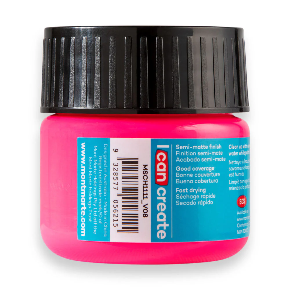 Acrylic Colour Paint Signature 100ml (3.4 US fl.oz) - Fluoro Pink - Image 4