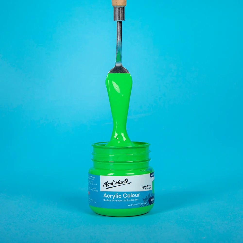 Acrylic Colour Paint Signature 100ml (3.4 US fl.oz) - Light Green - Image 2