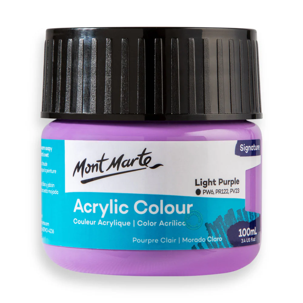 Acrylic Colour Paint Signature 100ml (3.4 US fl.oz) - Light Purple