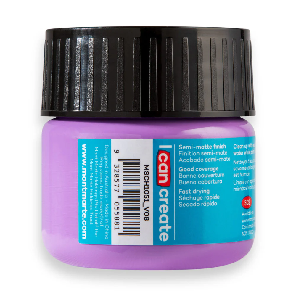 Acrylic Colour Paint Signature 100ml (3.4 US fl.oz) - Light Purple - Image 4