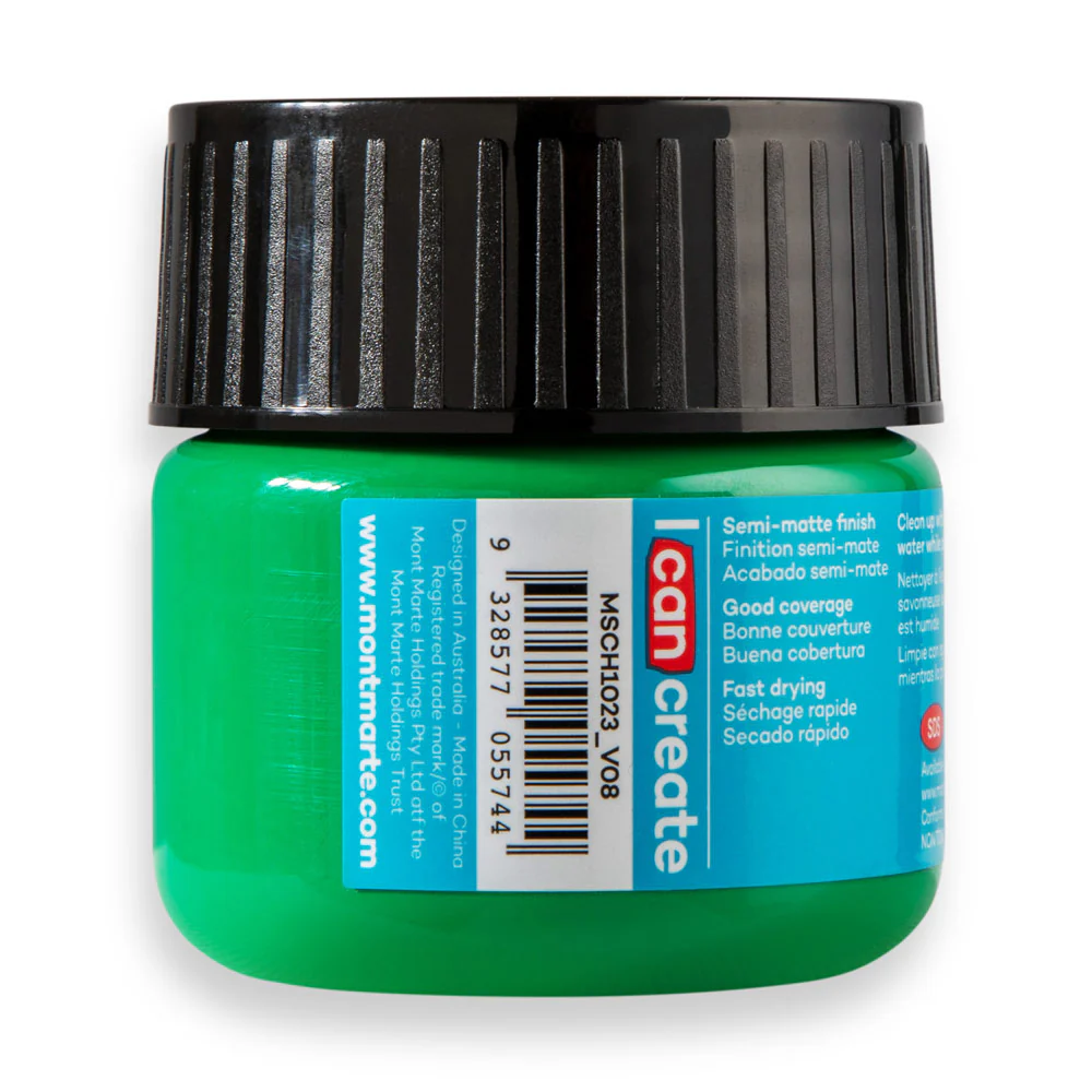 Acrylic Colour Paint Signature 100ml (3.4 US fl.oz) - Medium Green - Image 4